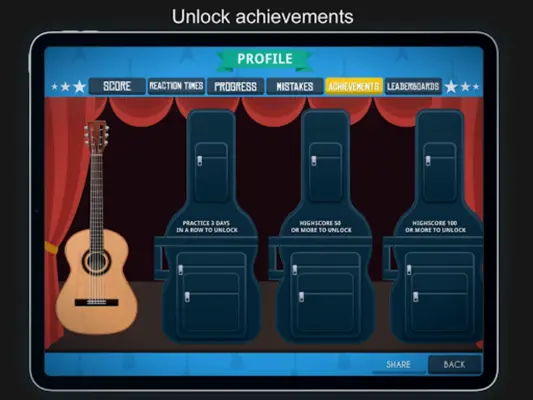 Guitario - Guitar Notes Traine android App screenshot 2